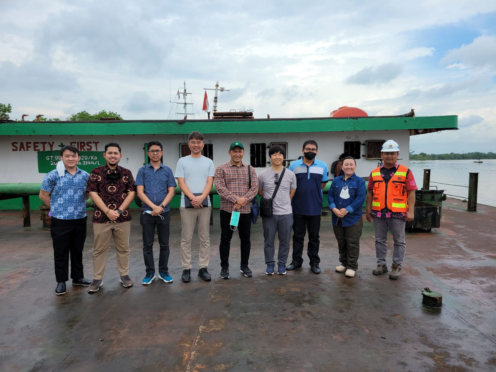 Team visit to vessel site